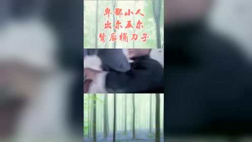 卑鄙小人,出尔反尔,无防备下桶刀子