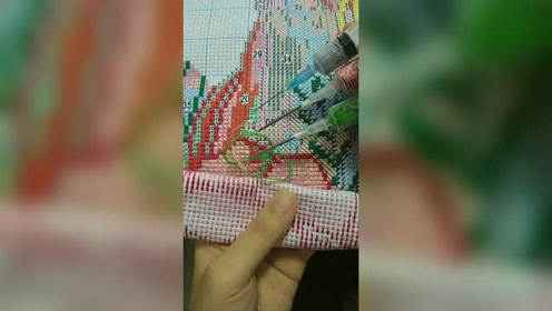 注射器也可以绣十字绣,万万想不到
