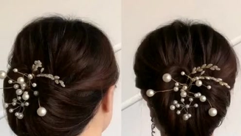 过年就给妈妈这样扎头发,秒变最美丈母娘