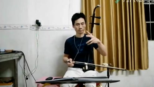 民间二胡大师新改编演奏的《军中绿花》深情演绎