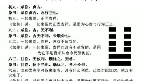 第十九节 《易经·临卦》