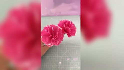 手工折纸制作——康乃馨的做法教程