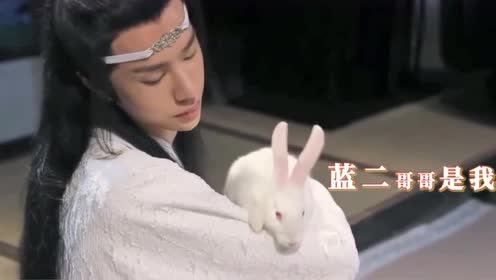 王一博怀里的小兔子,真是幸福,羡慕极了!