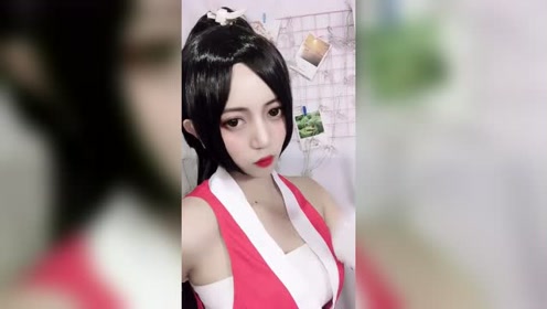 王者荣耀不知火舞cos:慢摇热舞,身材点赞