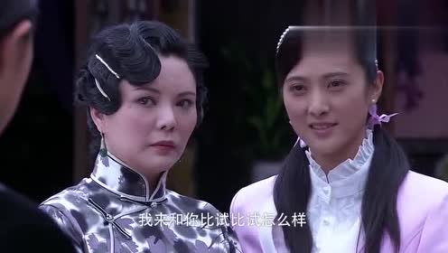 喋血孤岛:红叶与熏子的第一战,竟是在耍枪,红叶故意不敌熏子