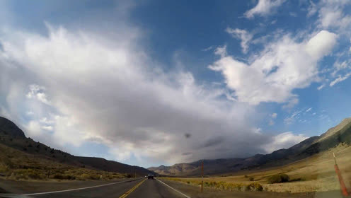 美国西部自驾途中风景 晴雨两重天彩虹随处见