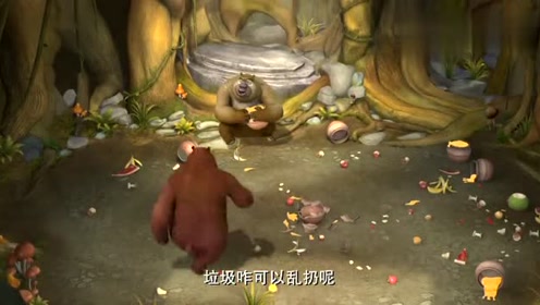 熊出没:为什么光头强的家和熊大熊二的家都那么脏