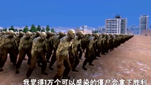 史诗战争：10000僵尸VS10000僵尸！万人同屏史诗级大片