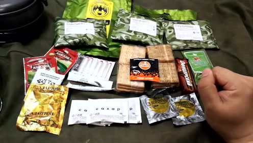 军粮试吃:俄罗斯内务部徒步口粮,土豆泥真好吃