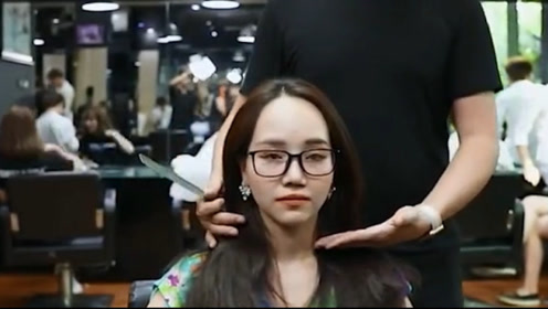 听了发型师的专业短发,妹子果断剪建议,立马年轻多了!短头发可以怎么编没有刘海好看图片