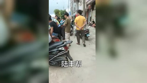 陆丰广汕路博美镇鳌峰村与霞绕村交界处发生一起交通事故