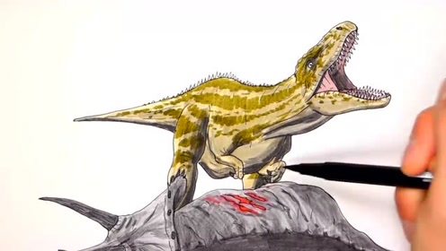 《侏罗纪恐龙》克氏甲龙vs霸王龙!