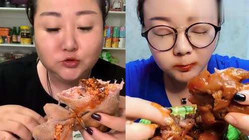 北京胖姐吃播吃羊脑,每天这样吃,你不腻我们看着也腻了