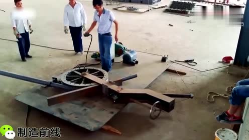 民间牛人最新发明,自制弯管机我是真服了!