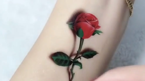 玫瑰花纹身 手稿