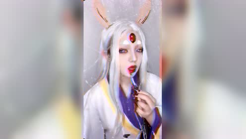 cosplay火影忍者美妆大筒木辉夜我曾经相信爱