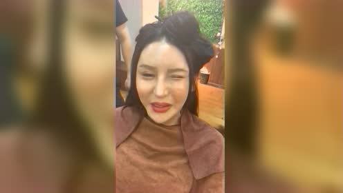 整容的恐怖,第一次见桃花宝宝本人,看到正脸,真不敢恭维!