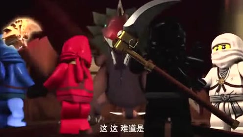 乐高幻影忍者:忍者们利用幻影旋转术离开了山洞,真是太酷了