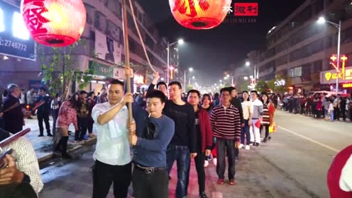 广东省普宁市梅林镇埔尾村己亥年猪年正月十五迎长灯