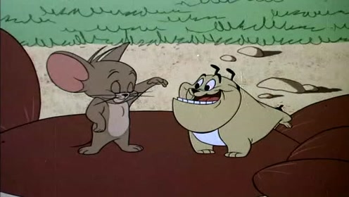 猫和老鼠:杰瑞有了小狗做保镖胆子大起来了,明目张胆的偷吃的!