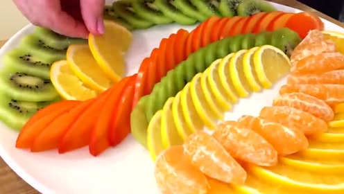 年夜饭必备的水果拼盘,好看又好吃,让你的亲戚眼前一亮!