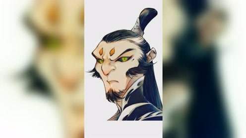 申公豹的面相太凶了,这样改怎么样呢?