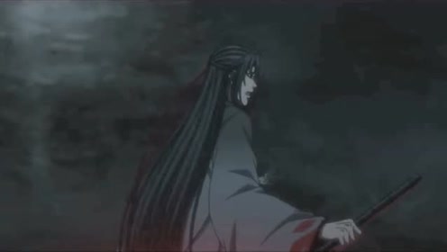 魔道祖师,魏无羡让蓝湛不要伤了温宁,自己却被温宁伤了,蓝湛满眼的