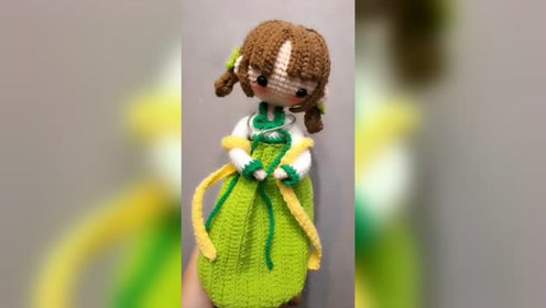 超美钩针古风娃娃
