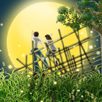 月亮升起来(热度:5143)由玖月往事随风（一路走来感恩有您）翻唱，原唱歌手阿鲁阿卓