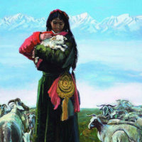 青藏女孩(热度:4299)由玖月往事随风（一路走来感恩有您）翻唱，原唱歌手泽旺多吉