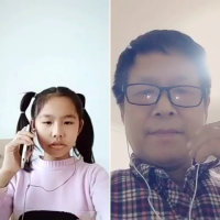 亲子电话(热度:50)由杨工翻唱，原唱歌手李知遥/遥遥爸