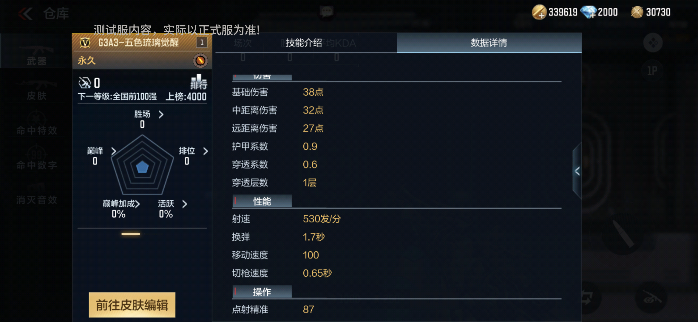 体验服快车：五色神力终觉醒，G3A3-五色琉璃觉醒来袭！