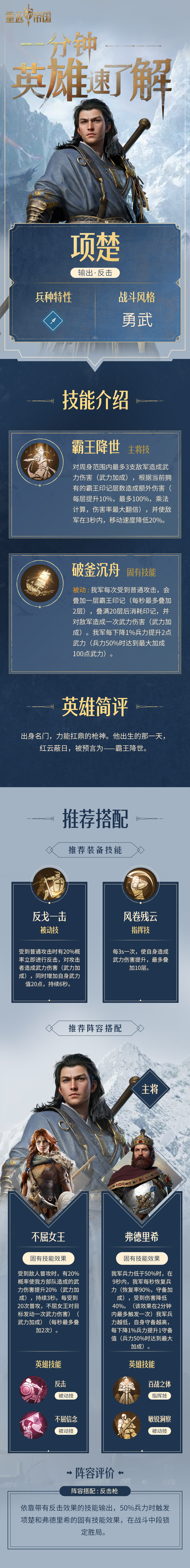 一分钟了解英雄【项楚】