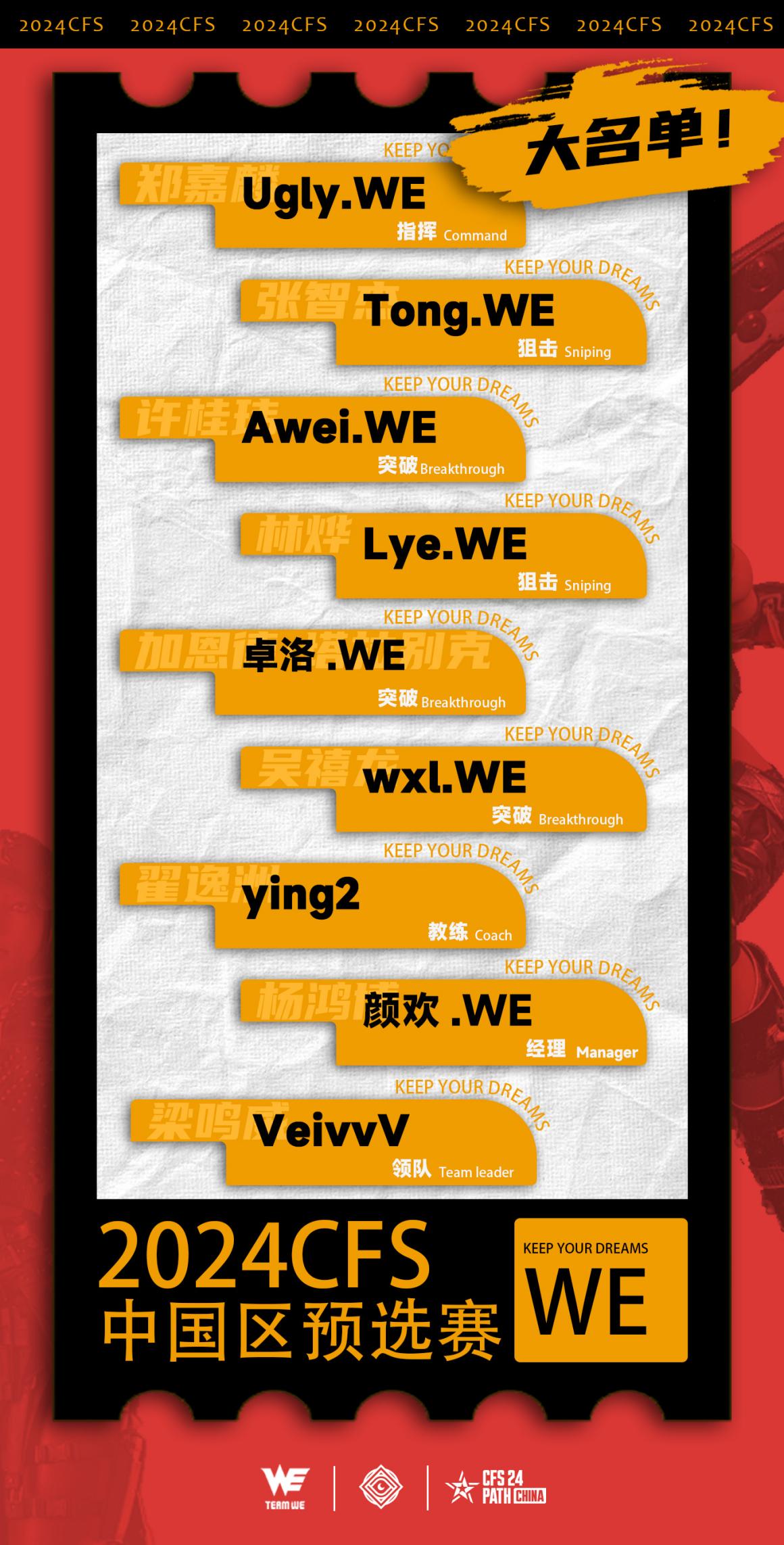 2024CFS中国区预选赛今日开战！白鲨.斗鱼与KZ.斗鱼打响第一枪