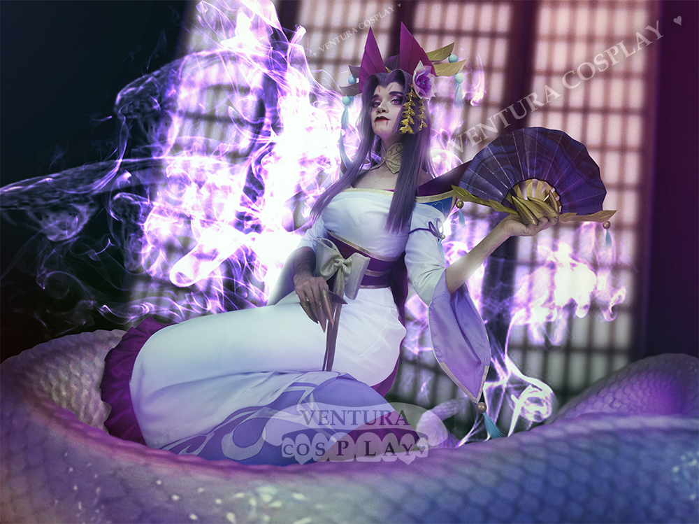 【联盟资讯】灵魂莲华4k原画赏析 国外小姐姐cos锐雯蛇女-英雄联盟