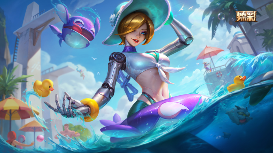 泳池派对 辛德拉 荔枝枝连击泳池派对 菲奥娜 清凉苹果冰泳池派对