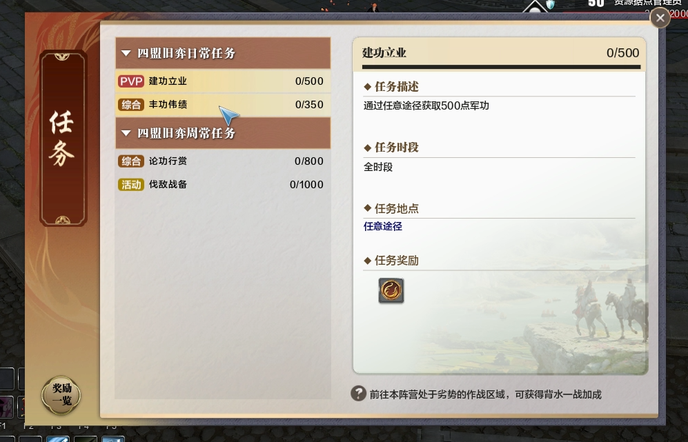 四盟旧弈丨快速了解玩法核心内容