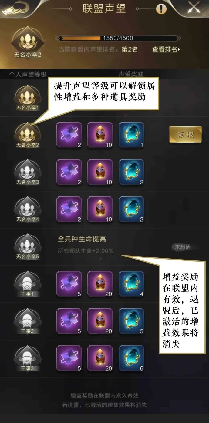 【攻略】神助攻！九鼎、皇城、凌霄、楚汉四大军团战的全新联盟助力