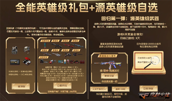 超级神器助力火线盛典超多周年庆限定补给返场上线