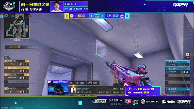 CFML场间高光：黑懒管道突袭完成1V4 孤狼细腻排点获3杀