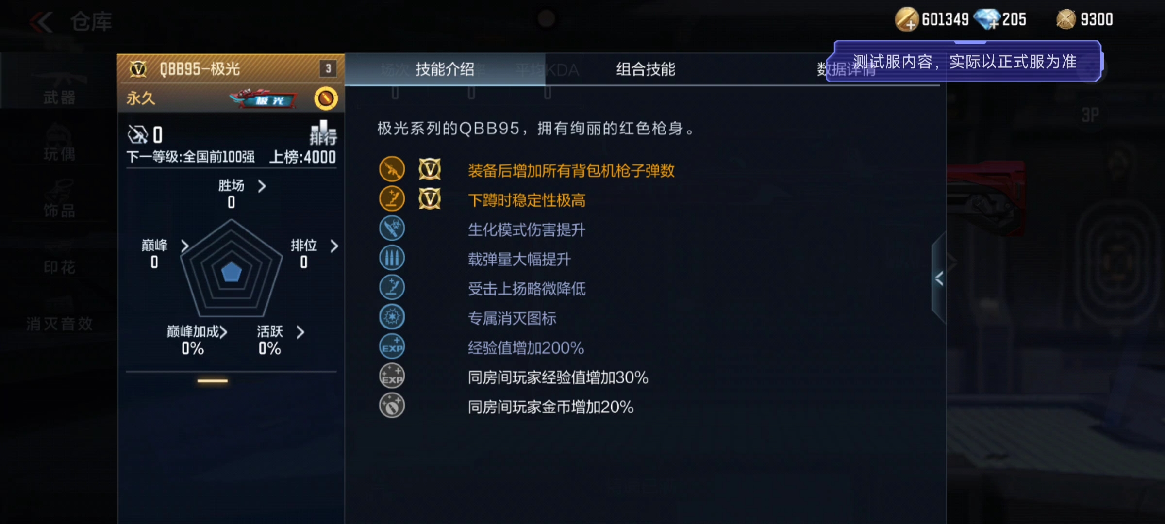【11.24版本】QBB95系列首发英雄级，极光家族再添一员