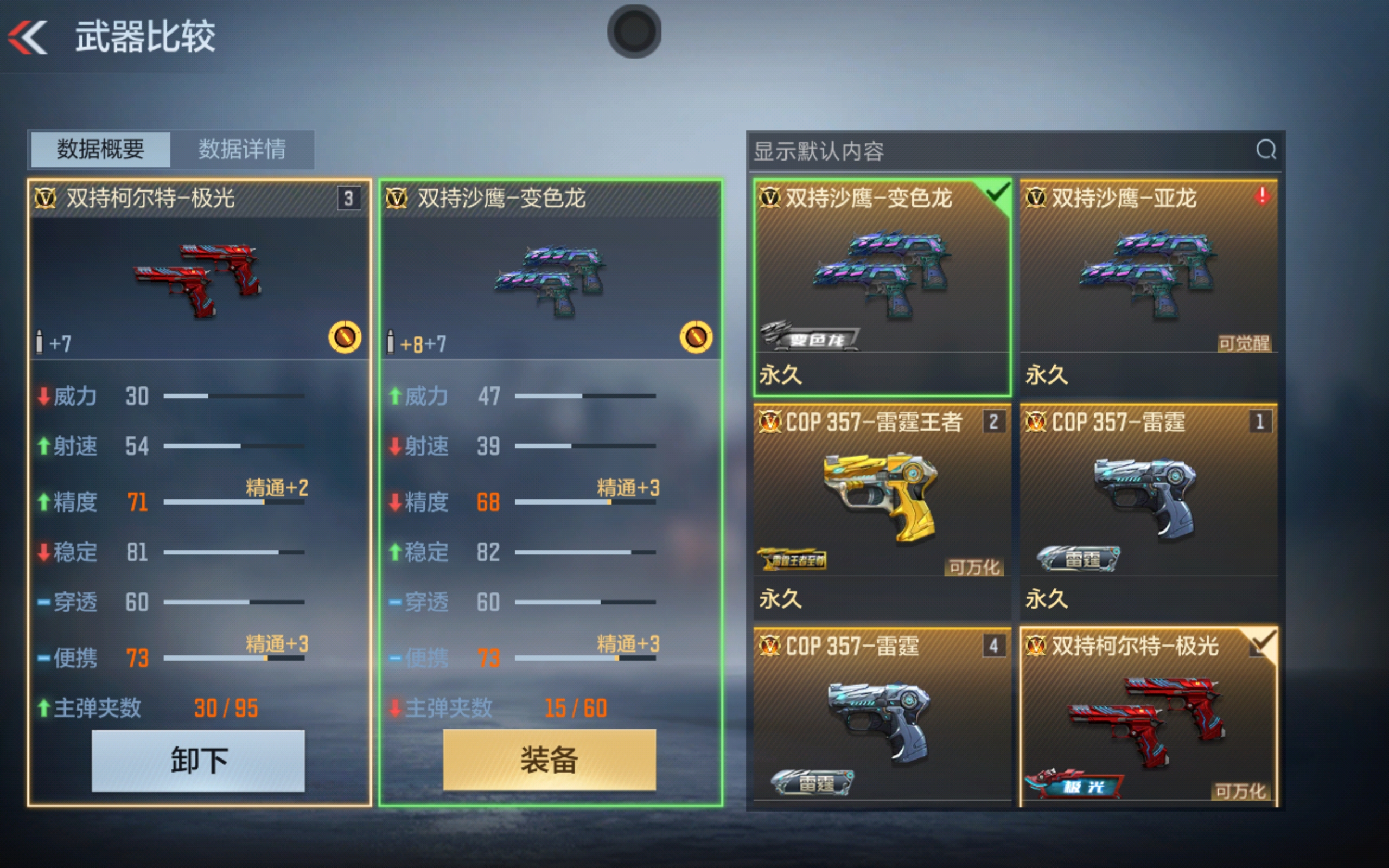 【武器评测】双持柯尔特–极光、蝴蝶刀–极光，科技与霸气的完美融合！