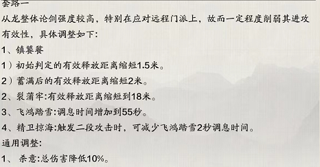 门派调整速报，来看看几家欢喜几家愁