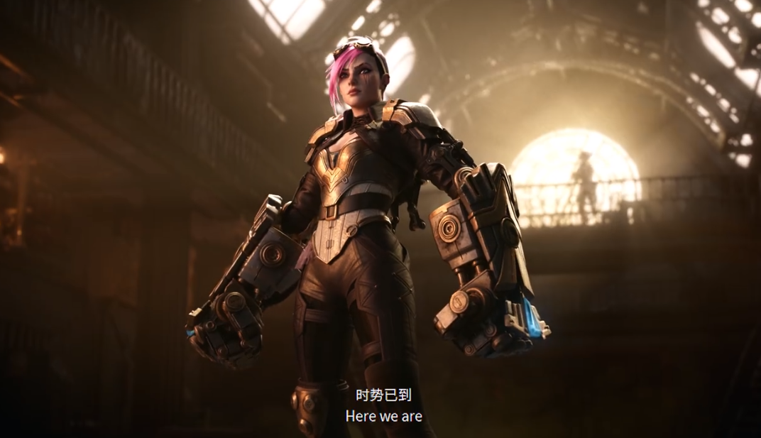 英雄联盟2020赛季最新cg战士见过绝美拉克丝吗