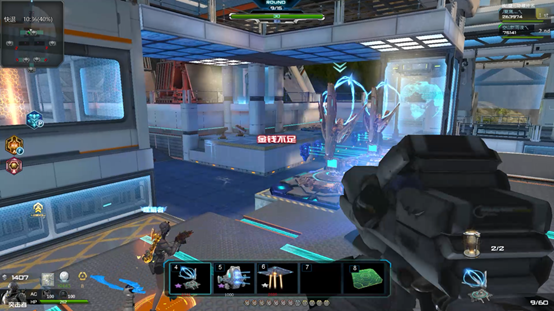 第十三关,打副的升级磁暴陷阱一级,补完空气墙后变身英雄刷钱以更快将