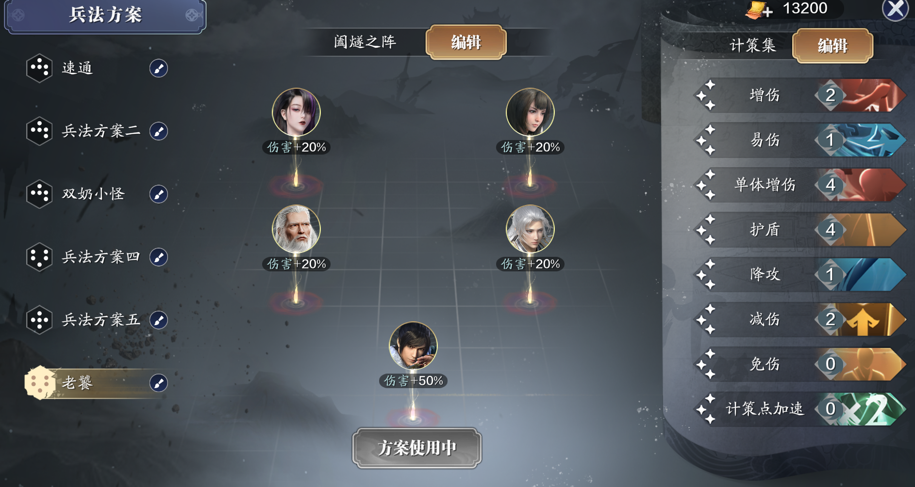 活着通关就好了破阵子50关深渊级难度BOSS老饕阵容推荐