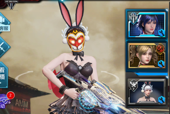 5 恐龙面具游戏中集齐霸王套可以直接获取恐龙面具,逆战唯一一款黄金