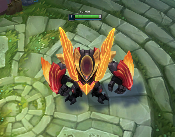 fpx冠军皮肤令人期待,但是也有一些细节令人产生了迷惑,比如说石头人