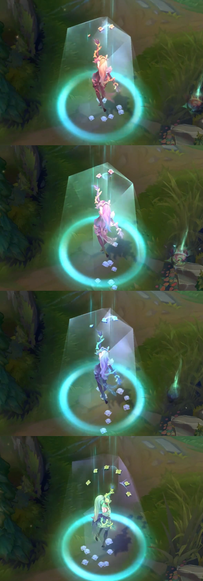 【对比】水晶玫瑰和幽梦玫瑰的炫彩特效变化-英雄联盟官方网站-腾讯