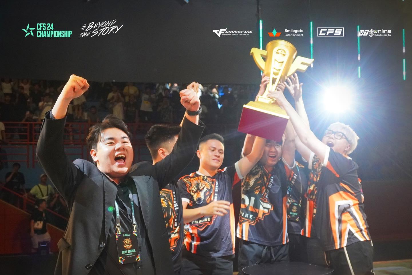 WOLFEMPIRE世锦赛夺冠狂揽30亿越南盾奖金！